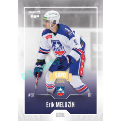 2022/23 Goal Cards Chance Liga 1. série #086 Erik Meluzín Expo Ostrava GOLD 1of2