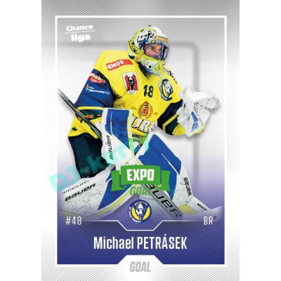 2022/23 Goal Cards Chance Liga 1. série #087 Michael Petrásek Expo Green x/4