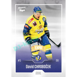 2022/23 Goal Cards Chance Liga 1. série #088 David Chroboček Expo Ostrava GOLD 1of2