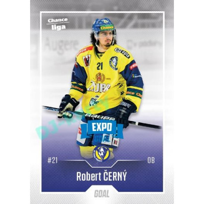 2022/23 Goal Cards Chance Liga 1. série #089 Robert Černý Expo Blue x/4
