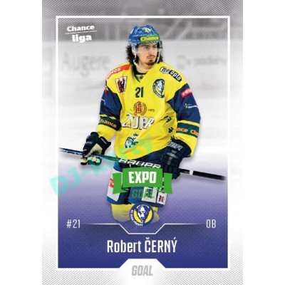 2022/23 Goal Cards Chance Liga 1. série #089 Robert Černý Expo Green x/4