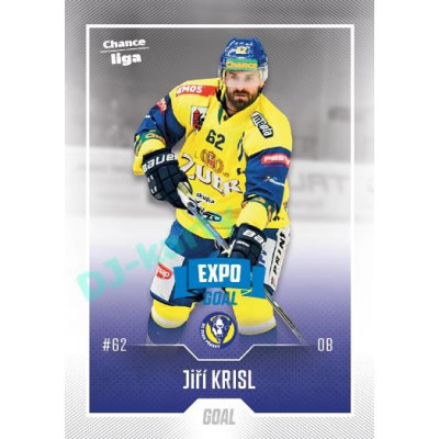 2022/23 Goal Cards Chance Liga 1. série #091 Jiří Krisl Expo Blue x/4