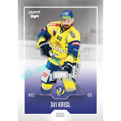 2022/23 Goal Cards Chance Liga 1. série #091 Jiří Krisl Expo Ostrava SILVER 1of2