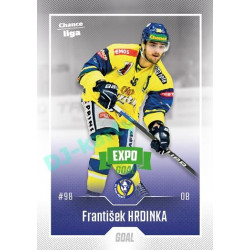 2022/23 Goal Cards Chance Liga 1. série #093 František Hrdinka Expo Green x/4