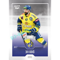 2022/23 Goal Cards Chance Liga 1. série #098 Jiří Goiš Expo Ostrava SILVER 1of2