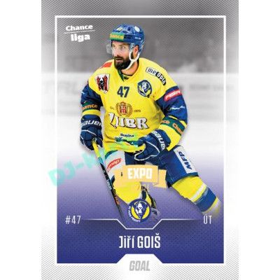 2022/23 Goal Cards Chance Liga 1. série #098 Jiří Goiš Expo Ostrava GOLD 1of2