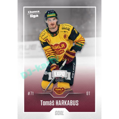2022/23 Goal Cards Chance Liga 1. série #011 Tomáš Harkabus Expo Ostrava SILVER 1of2