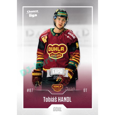 2022/23 Goal Cards Chance Liga 1. série #012 Tobiáš Handl Expo Ostrava SILVER 1of2
