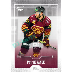 2022/23 Goal Cards Chance Liga 1. série #014 Petr Beránek Expo Ostrava SILVER 1of2