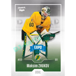 2022/23 Goal Cards Chance Liga 1. série #016 Maksim Zhukov Expo Blue x/4
