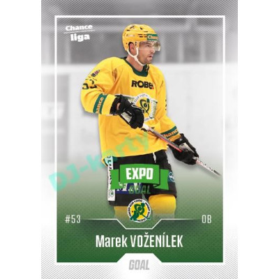 2022/23 Goal Cards Chance Liga 1. série #020 Marek Voženílek Expo Green x/4