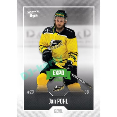2022/23 Goal Cards Chance Liga 1. série #035 Jan Pohl Expo Green x/4