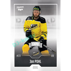 2022/23 Goal Cards Chance Liga 1. série #035 Jan Pohl Expo Ostrava SILVER 1of2