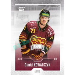 2022/23 Goal Cards Chance Liga 1. série #004 Daniel Kowalczyk Expo Ostrava SILVER 1of2