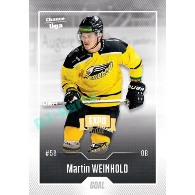 2022/23 Goal Cards Chance Liga 1. série #036 Martin Weinhold Expo Ostrava GOLD 1of2