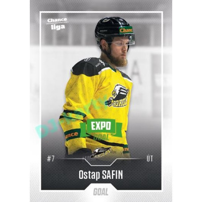 2022/23 Goal Cards Chance Liga 1. série #037 Ostap Safin Expo Green x/4