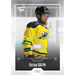 2022/23 Goal Cards Chance Liga 1. série #037 Ostap Safin Expo Ostrava SILVER 1of2