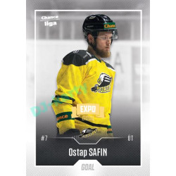 2022/23 Goal Cards Chance Liga 1. série #037 Ostap Safin Expo Ostrava GOLD 1of2