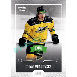 2022/23 Goal Cards Chance Liga 1. série #038 Tomáš Vracovský Expo Green x/4
