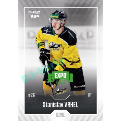 2022/23 Goal Cards Chance Liga 1. série #039 Stanislav Vrhel Expo Green x/4