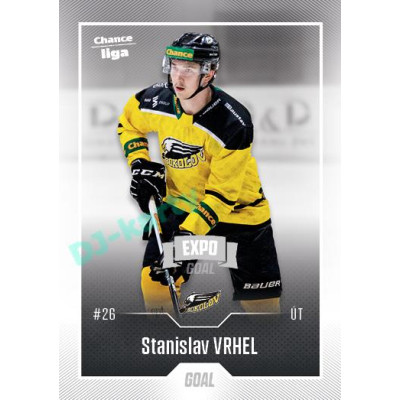 2022/23 Goal Cards Chance Liga 1. série #039 Stanislav Vrhel Expo Ostrava SILVER 1of2
