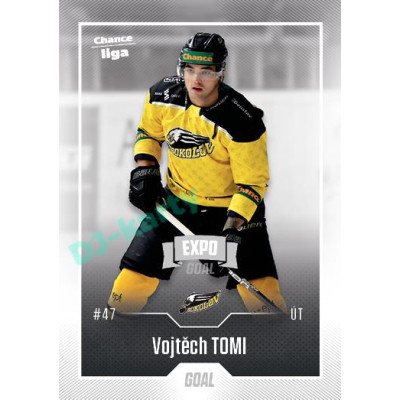 2022/23 Goal Cards Chance Liga 1. série #040 Vojtěch Tomi Expo Ostrava SILVER 1of2