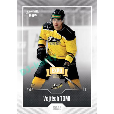 2022/23 Goal Cards Chance Liga 1. série #040 Vojtěch Tomi Expo Ostrava GOLD 1of2