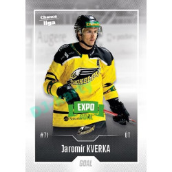 2022/23 Goal Cards Chance Liga 1. série #042 Jaromír Kverka Expo Green x/4