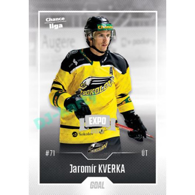 2022/23 Goal Cards Chance Liga 1. série #042 Jaromír Kverka Expo Ostrava SILVER 1of2