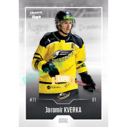 2022/23 Goal Cards Chance Liga 1. série #042 Jaromír Kverka Expo Ostrava GOLD 1of2
