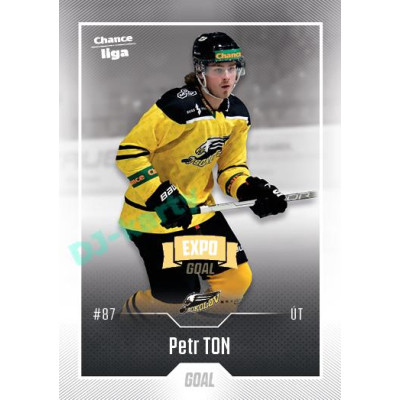 2022/23 Goal Cards Chance Liga 1. série #043 Petr Ton Expo Ostrava GOLD 1of2