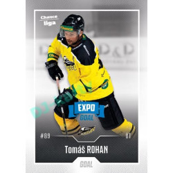 2022/23 Goal Cards Chance Liga 1. série #044 Tomáš Rohan Expo Blue x/4