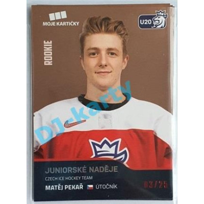 2020 MK reprezentace Matěj Pekař RC juniorské naděje #77 03/25 Red
