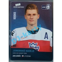 2020 MK reprezentace Jan Jeník RC juniorské naděje #78 Blue Promo