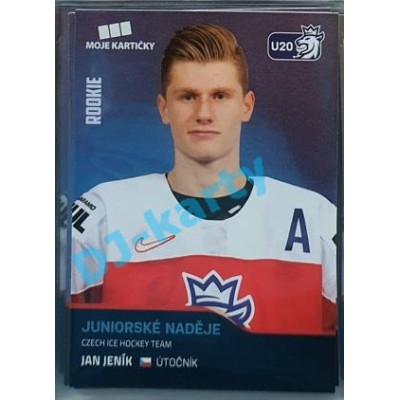 2020 MK reprezentace Jan Jeník RC juniorské naděje #78 Blue Promo