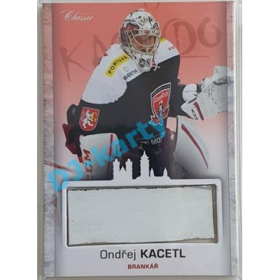 2017 OFS Mountfield Cup Ondřej Kacetl #27 Game Used Stick PROMO