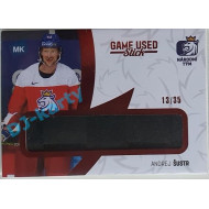 2021 MK reprezentace Andrej Šustr #17 13/35 Game used memorabilia Red