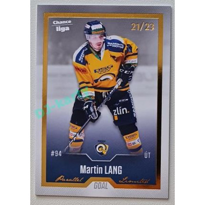 2022/23 Goal Cards Chance Liga Update #500 Martin Lang Gold xx/23