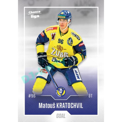 2022/23 Goal Cards Chance Liga 1. série #100 Matouš Kratochvil