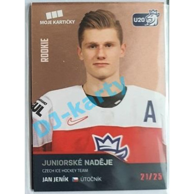 2020 MK reprezentace Jan Jeník RC juniorské naděje #78 21/25 Red