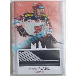 2017 OFS Mountfield Cup Karel Plášil #28 Game Used Stick PROMO