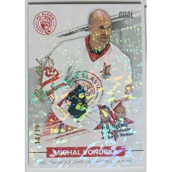 2022/23 Goal Cards Chance Liga 1. série #07 Michal Vondrka Rozlučka Slavia Parallel 14/19