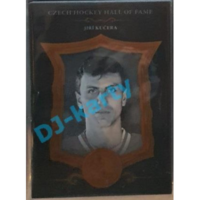 2020 OFS Síň slávy českého hokeje Jiří Kučera #SSCH-124 07/25 Black Cut