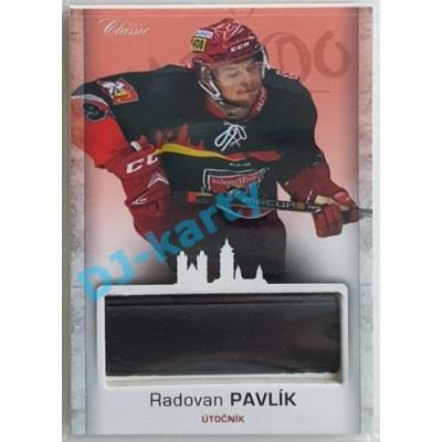 2017 OFS Mountfield Cup Radovan Pavlík #25 Game Used Stick PROMO