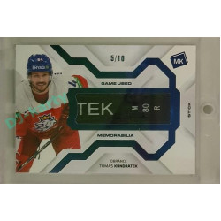 2021/22 MK reprezentace #GUM-8 Tomáš Kundrátek Game Used Memorabilia BLUE 5/10