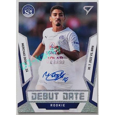 2022/23 Sportzoo Fortuna Liga 2. série #DRS-MD Merchas Doski Debut Date Rookie Auto xx/99