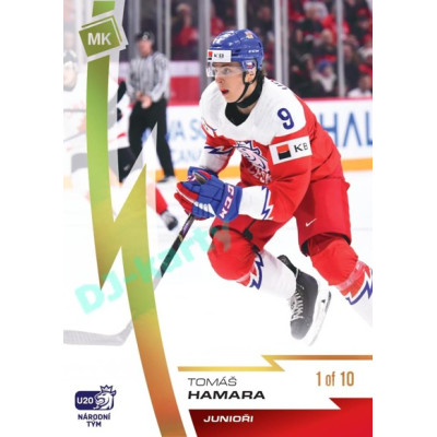 2023 MK reprezentace #112 Tomáš Hamara Gold 1of10