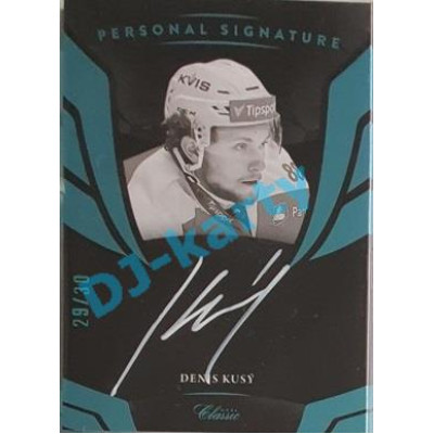 2020/21 OFS 1. série Denis Kusý #PS-DEKU 29/30 Personal Signature White