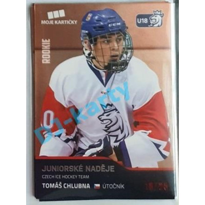 2020 MK reprezentace Tomáš Chlubna RC juniorské naděje #81 18/25 Red