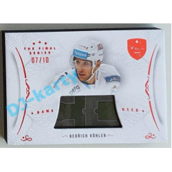 2021/22 OFS The Final Series Bedřich Köhler #STI-OHB 07/10 Game Used Stick Red